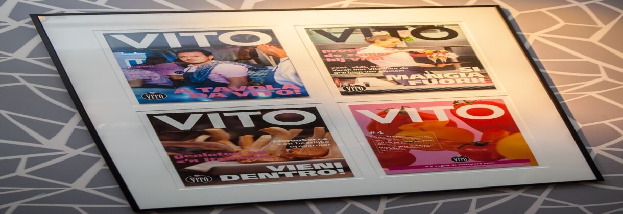 Restaurant Vito - covers vorige magazines